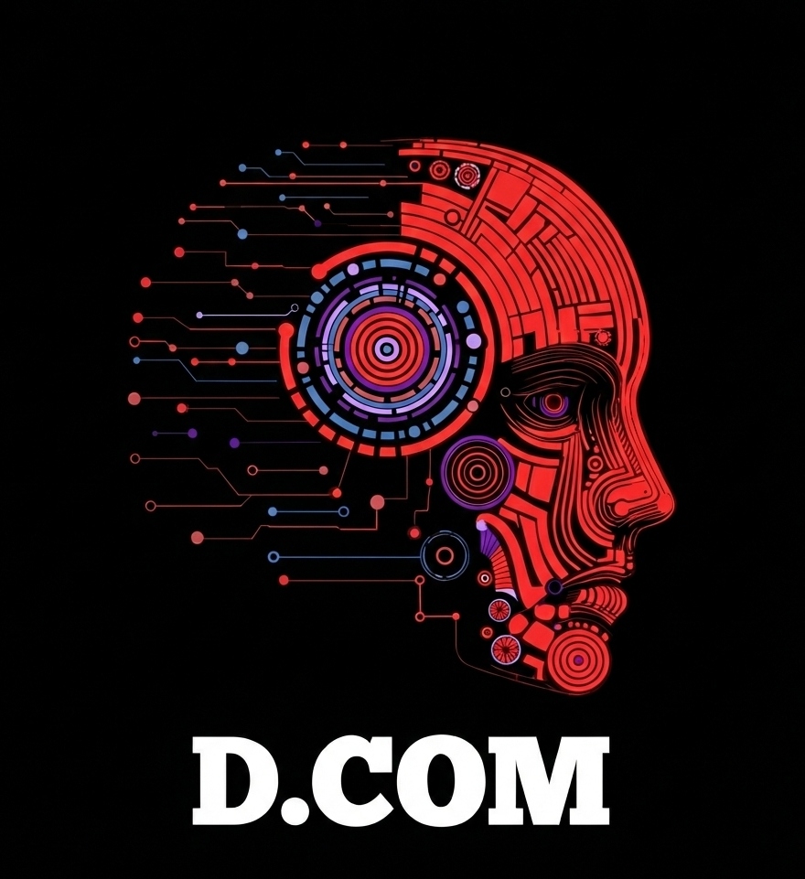 D.COM IT Solution Logo